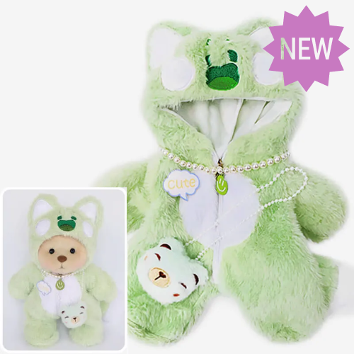 Doodoo BearBuddy™ - Fluffy bamse - Knusende legetøj med outfit