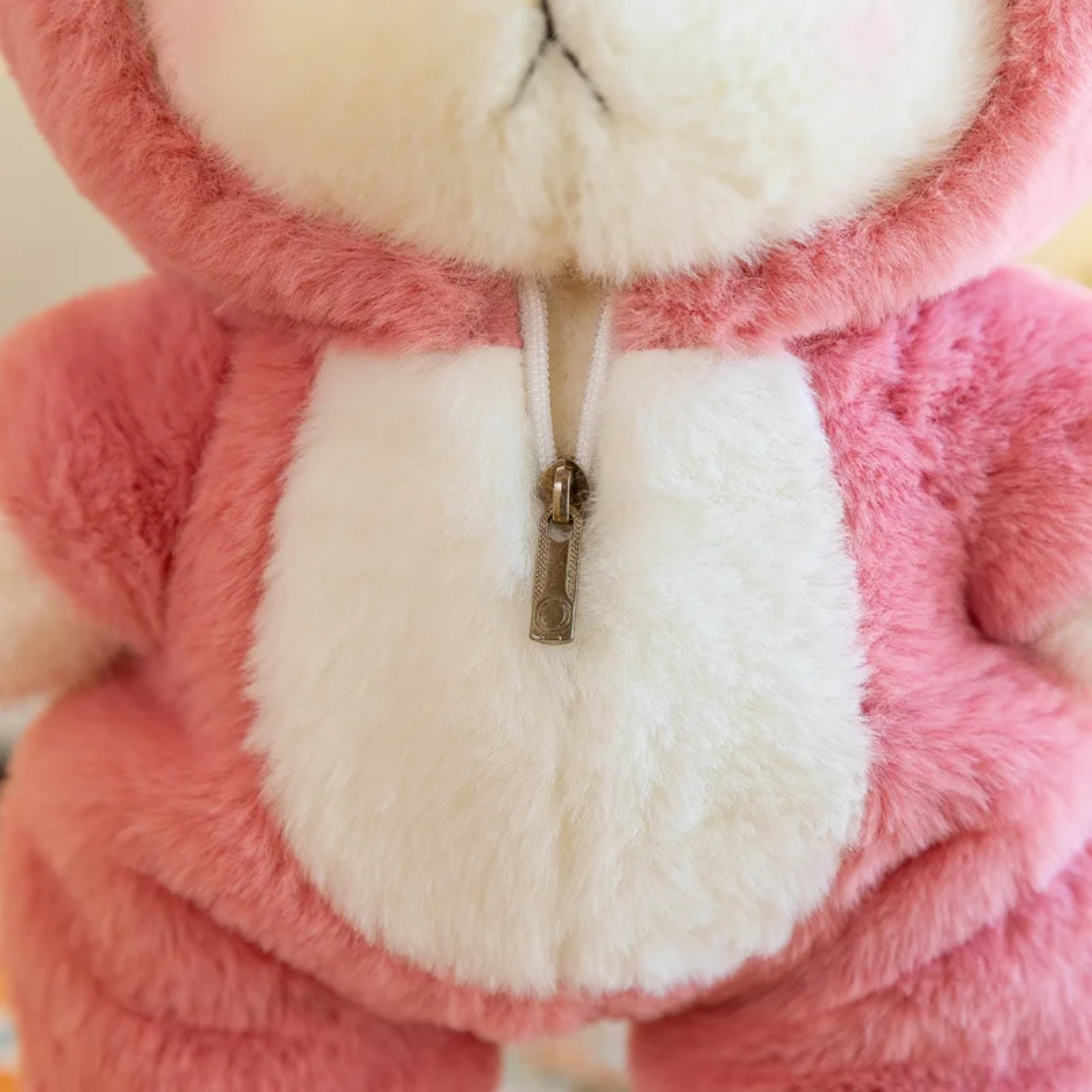 Pink Dino BearBuddy™ - Knuffel met outfitje