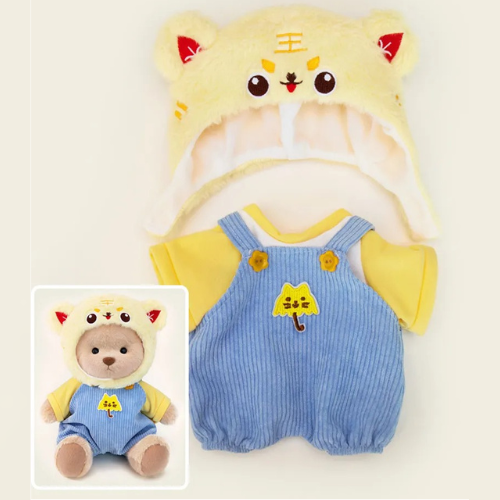 Doodoo BearBuddy™ - Fluffy bamse - Knusende legetøj med outfit