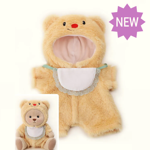 Doodoo BearBuddy™ - Fluffy teddy bear - Cuddly toy with outfit