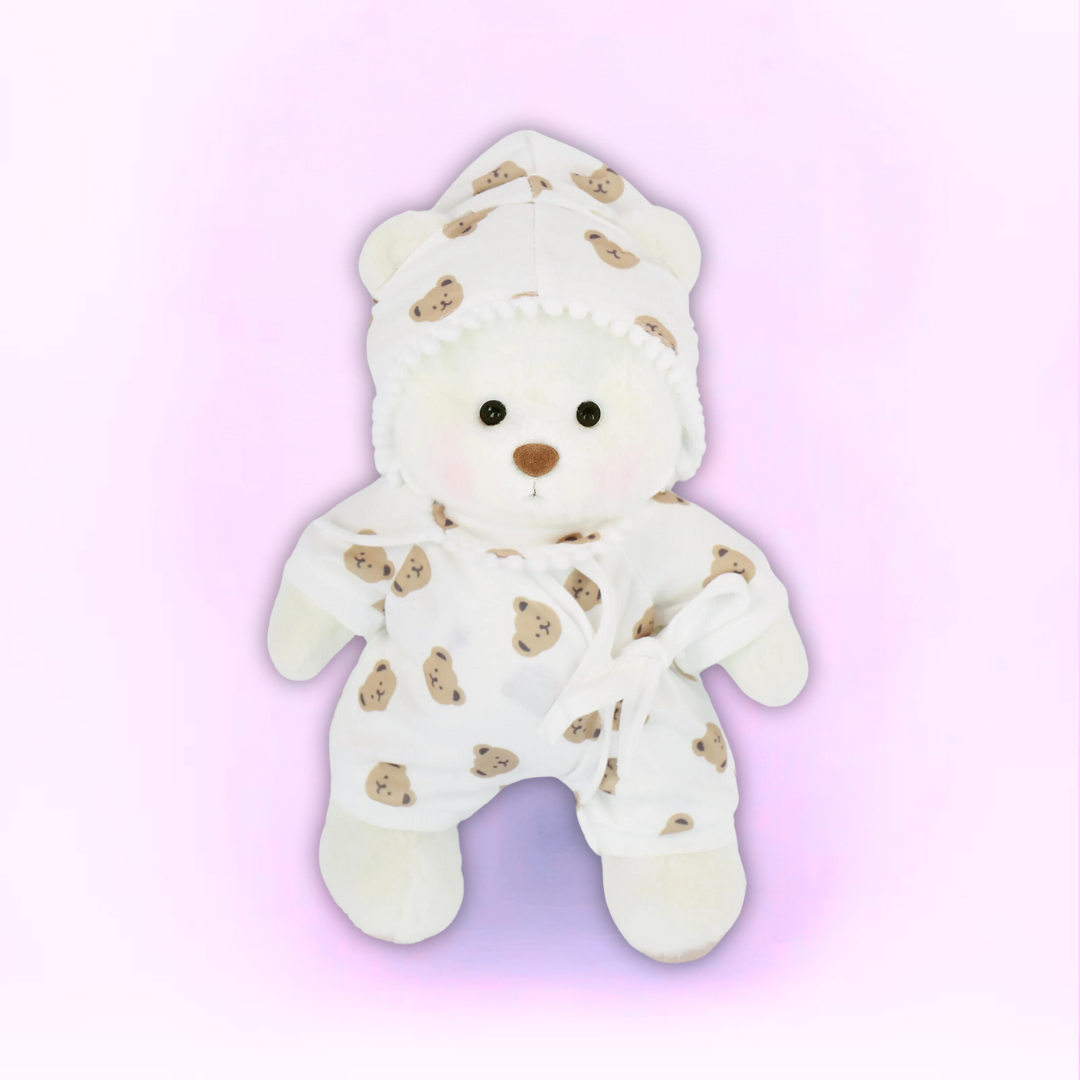 Pyjama BearBuddy™ - Pluizige teddybeer - Knuffel met outfit