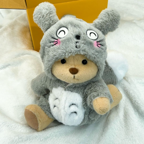 Chinchilla BearBuddy™ - cuddly toy with ouffit