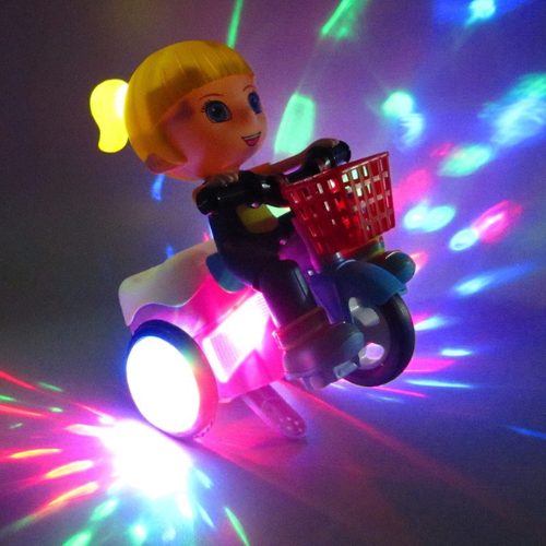 Lightshow Bicycle Girl™ - - Toy bicycle