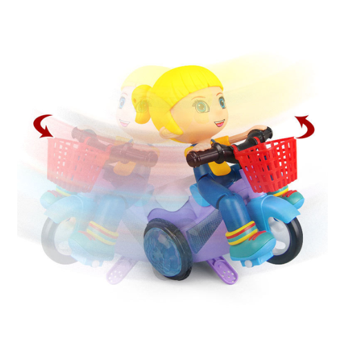 Lightshow Bicycle Girl™ - - Toy bicycle