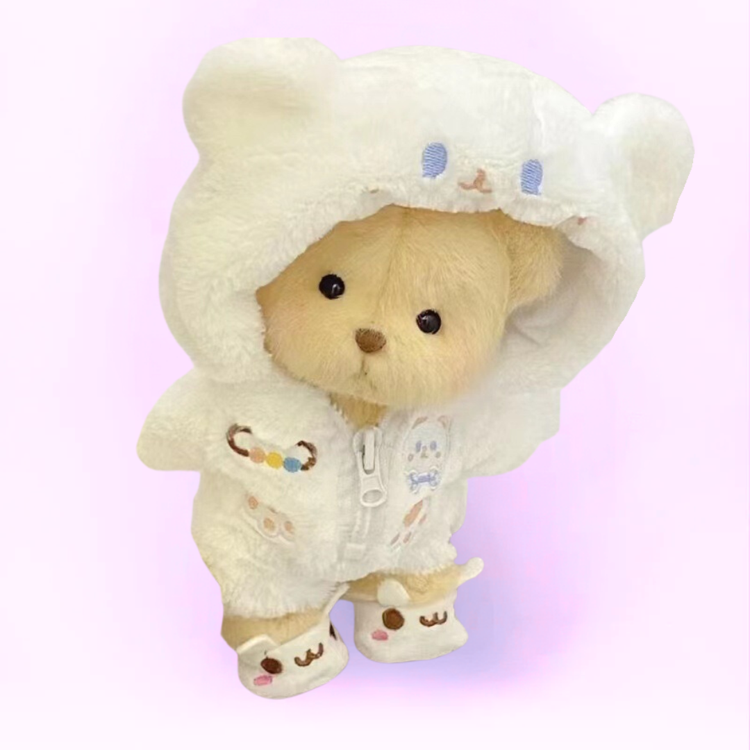 Doodoo BearBuddy™ - Fluffy teddy bear - Cuddly toy with outfit