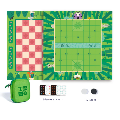 2 in 1 Board Game™ - Ideal to take with you - Board game bag 