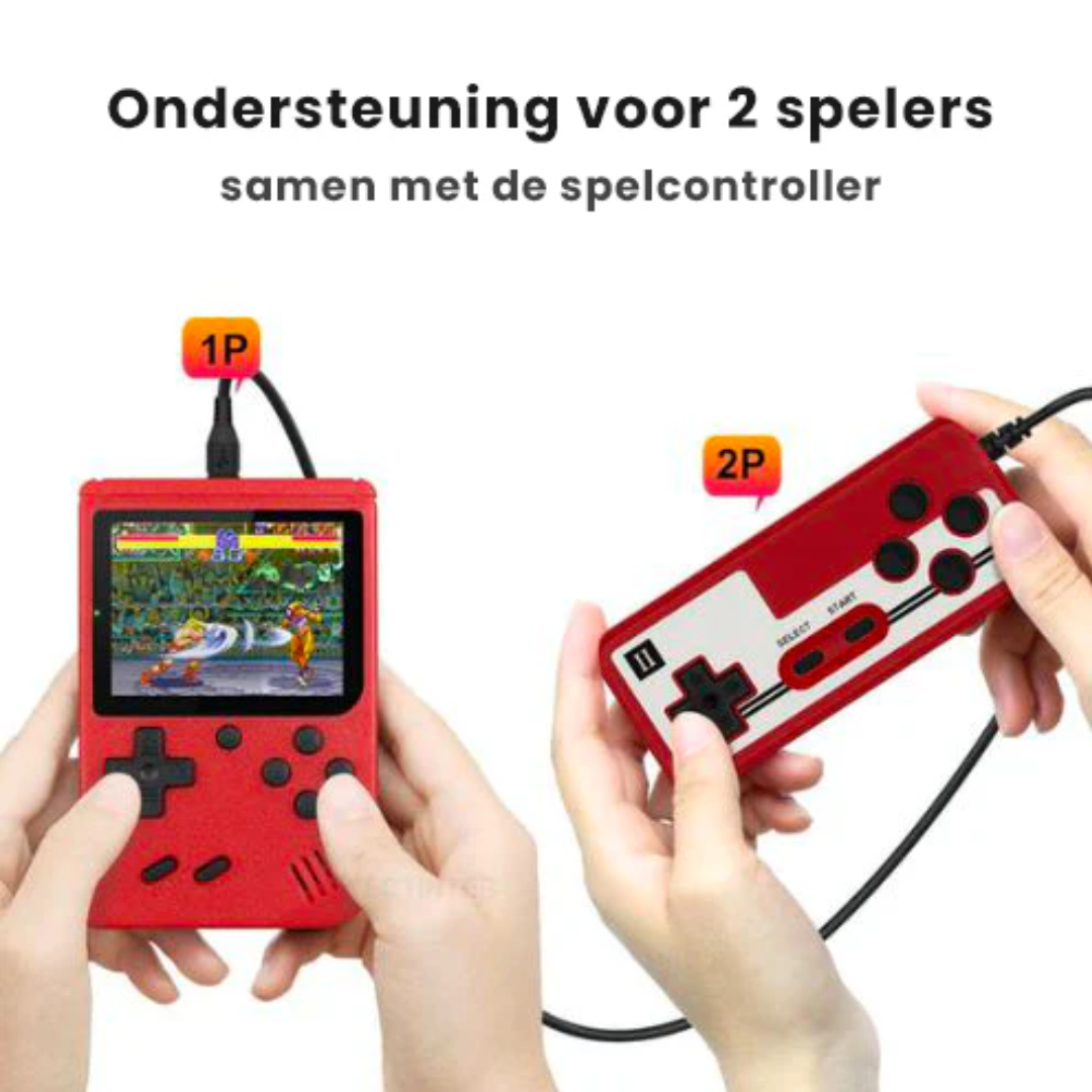 TinyTendo™ - 400+ Spellen in Één Console! inc. Gratis controller