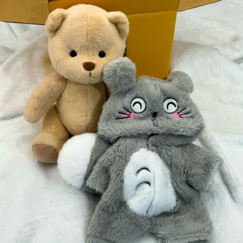 Chinchilla BearBuddy™ - knuffel met ouffit