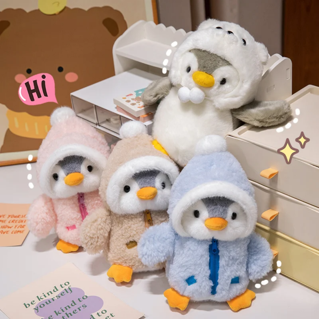 White Coat Penguin Buddy™ - Pinguin Knuffel met kleding