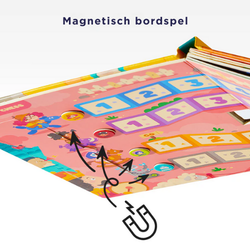 6 in 1 BoardGame Book™ - Ideaal voor vakanties - Borspelboek