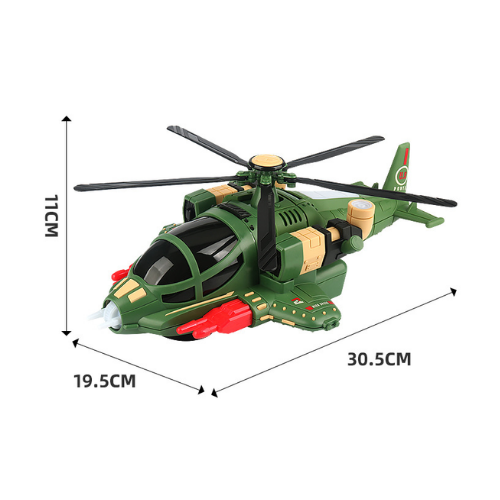 LightShow Militairy Helicopter™ - Speelgoed helicopter