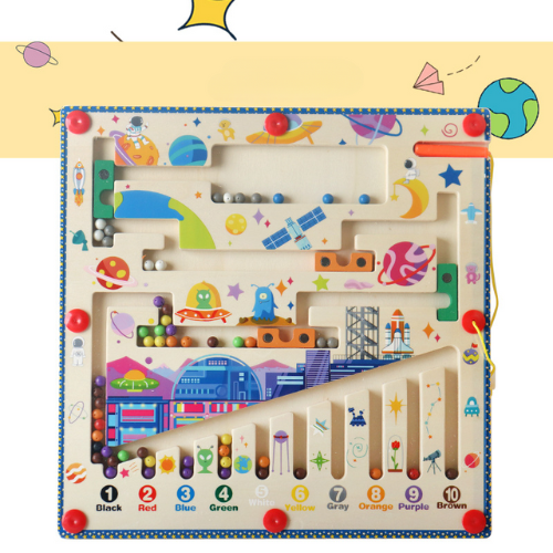 Magnetic SceneBoard™ - Montessori scene maze board - magnetic board game 