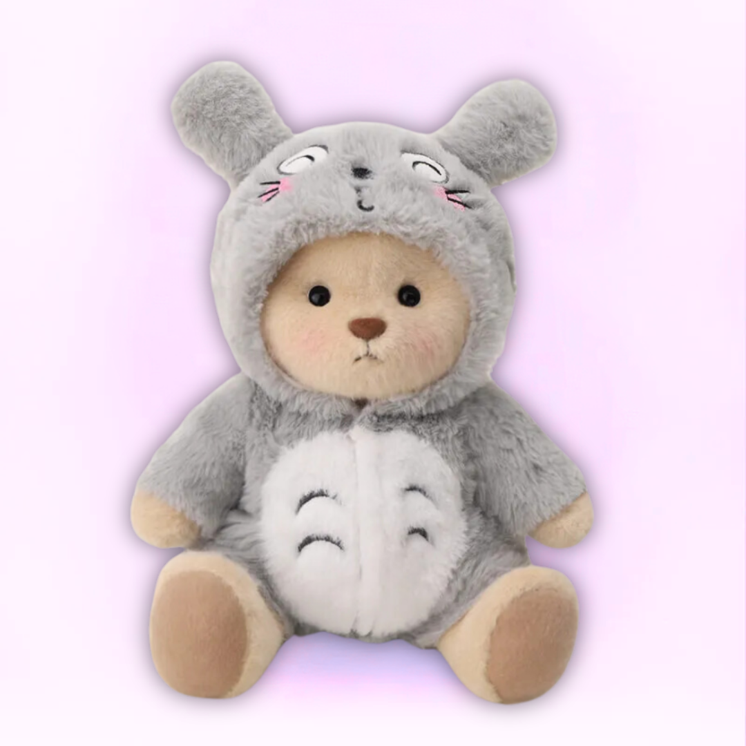 Doodoo BearBuddy™ - Fluffy teddy bear - Cuddly toy with outfit